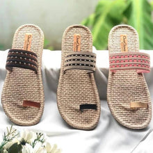 Load image into Gallery viewer, Handmade sandals in 3 colors, chocolate brown, black sesame, and peach
