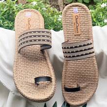 Load image into Gallery viewer, Handmade sandals in 3 colors, black sesame
